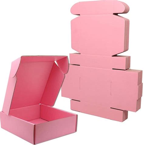 15 Count 6x6x2 Pink Shipping Boxes Etsy Uk