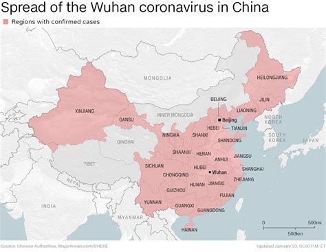 Only Three Chinese Regions Have Not Reported Coronavirus