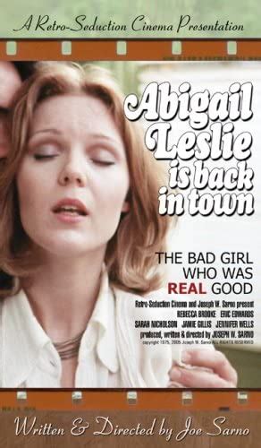 Abigail Leslie Is Back In Town 1975 VHS Rebecca Brooke Jennifer