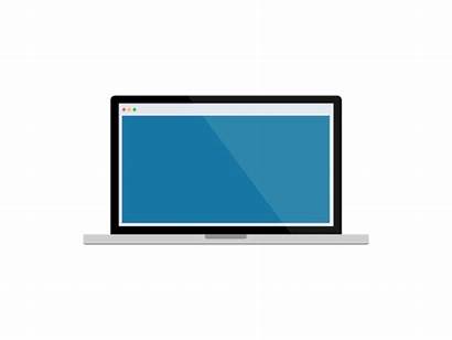 Laptop Animated Animation Vector Dribbble Gray Icons