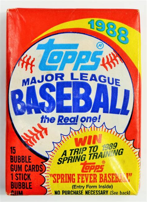 We did not find results for: Vintage 1988 Topps Baseball Trading Cards MLB 88 Wax Pack | eBay