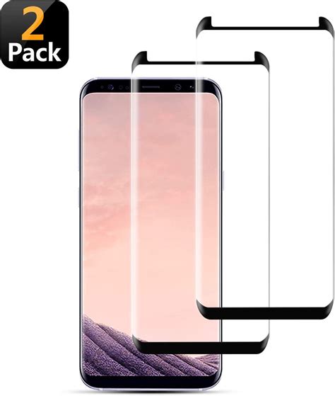 2 Pack Galaxy S8 Plus Screen Protectorwzs 9h Hardness