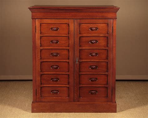 You might think you won't need we have wood file cabinets in earthly mahogany and honey wood tones that exude italian country style, and transitionally styled in attractive an. Late 19th.c. Two Door Oak Filing Cabinet c.1890 ...