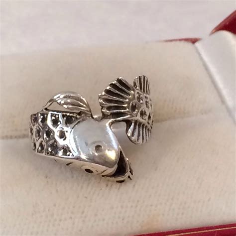 Sterling Silver 925 Fish Figural Ring Size 6 | Etsy | 925 sterling silver, Sterling silver, Silver