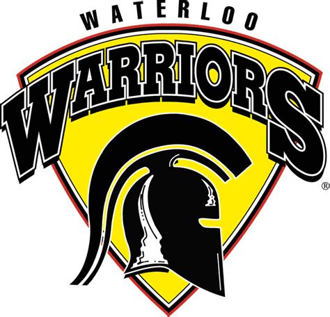 Waterloo Warriors Primary Logo Ontario University Athletics Oua