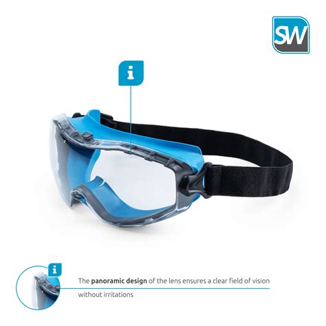 solidwork sw8301 safety goggles with universal fit solidwork protection