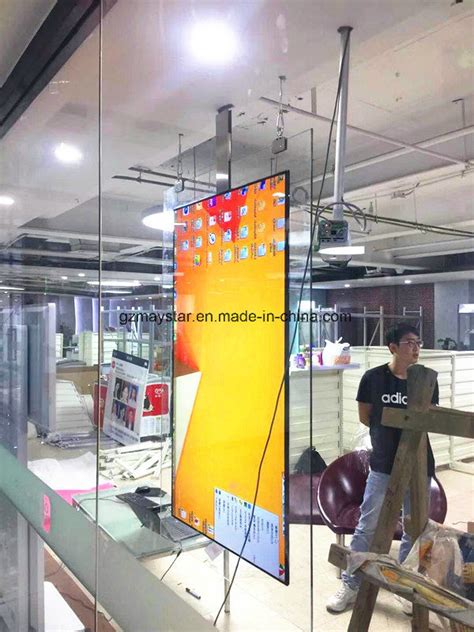 55 Double Sided Dual Sided Slimest Organic Led Screen Advertising