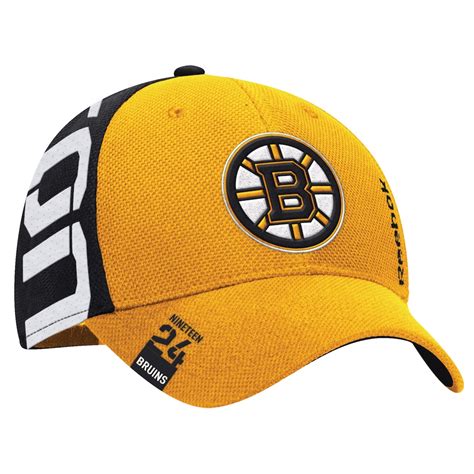 Reebok Boston Bruins Youth Goldblack 2016 Nhl Draft Structured Flex Hat
