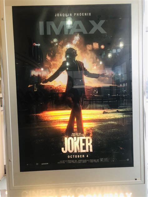 Other Joker Movie Imax Poster First Look Dccinematic