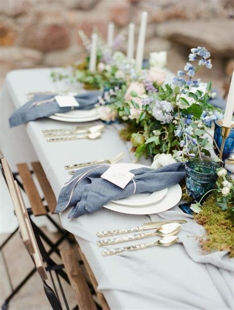 Top 20 Classic Romantic Dusty Blue Wedding Decor Ideas Page 2 Hi