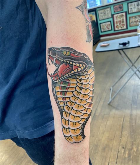 Cobra Face Tattoo