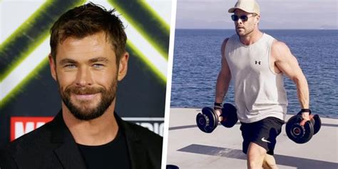 Chris Hemsworth Shared A Look At His ‘full Body Pump Workout