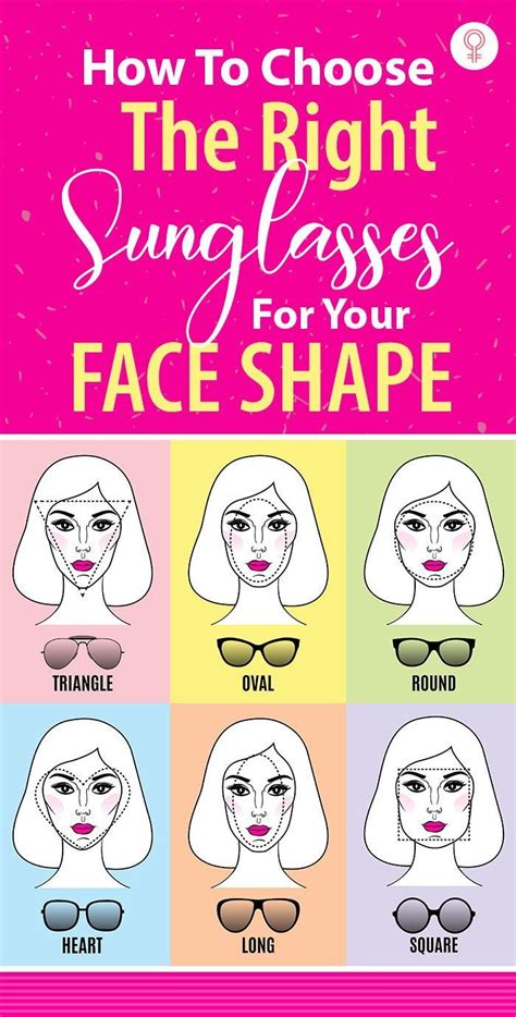 How To Choose The Right Sunglasses For Your Face Shape Face Shapes