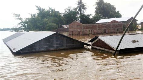 Assam Water Level Rises In Barak River Further Downpour May Cause ‘flood Like Situation