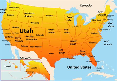 Utah Map Tourist Attractions Travel Map Vacations