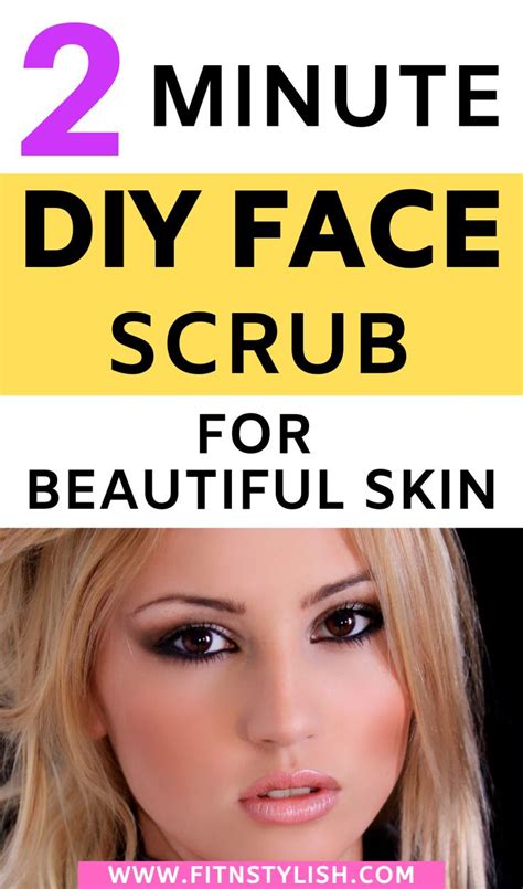 Try This Easy Diy Face Scrub For Glowing Skin Diy Face Scrub Face