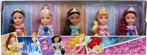 New Disney Princess 6 Petite Princess Dolls 5 Pack Amazonde Spielzeug