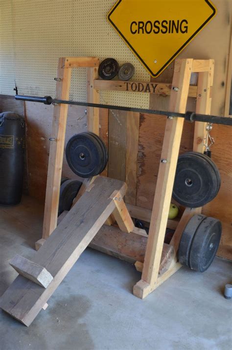 10 free diy dumbbell rack plans | build a weight rack. Weight Rack and Bench | Diy home gym, Homemade gym equipment, At home gym