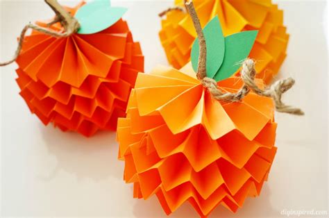 Diy Decor How To Make Paper Pumpkins For Fall Aol Lifestyle