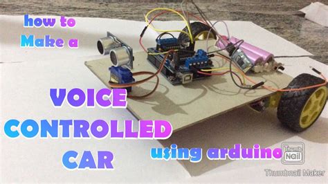 Voice Controlled Car Using Arduino Diy At Home Youtube