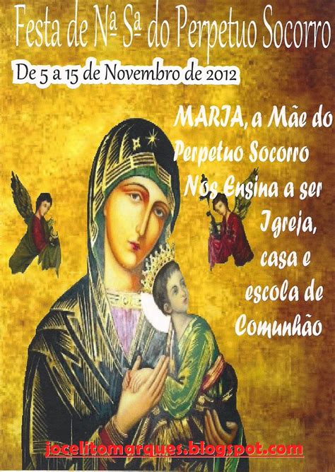 Veja mais ideias sobre nossa senhora do perpétuo socorro, perpetuo socorro, imagens católicas. Fé e Vida: FESTA DE NOSSA SENHORA DO PERPÉTUO SOCORRO