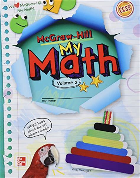 It works great in a kindergarten, 1st grade or special education math center. McGraw Hill My Math, Grade 2, Vol. 2 - 9780021160693 ...