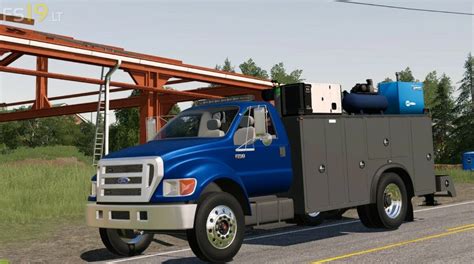 Ford F750 Service Truck V 10 Fs19 Mods Farming Simulator 19 Mods