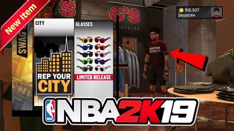 Nba 2k19 New Swags Clothes Rep Your City T Shirts And Pants New Glasses