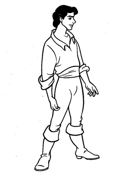 Prince coloring page coloring home. Prince Eric Handsome Coloring Pages For Kids #e0d ...