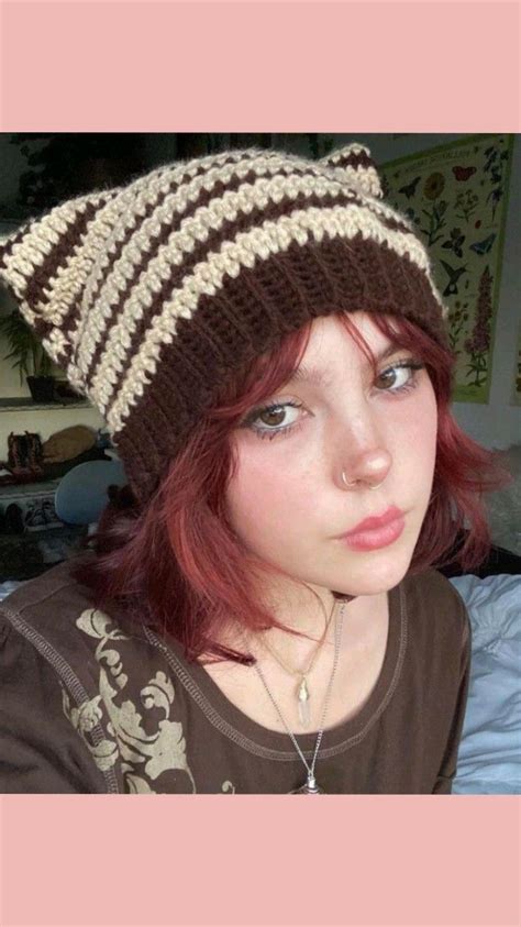Crocheted Cat Beanie Cute Crochet Hat For 2024