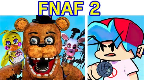 Friday Night Funkin VS Five Nights At Freddy S FULL WEEK Toy Chica Foxy Bonnie FNF Mod