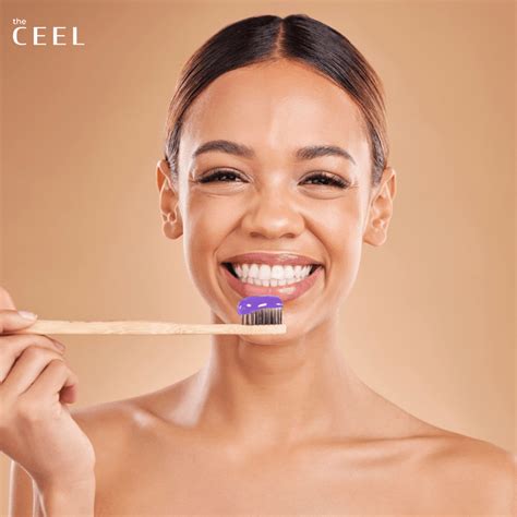 achieve bright smiles with purple charcoal teeth whitening toothpaste