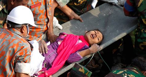 Woman Pulled Alive From Rubble In Dhaka After