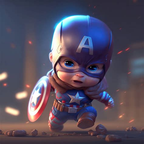 Baby Captain America By Klashmetaverse On Deviantart