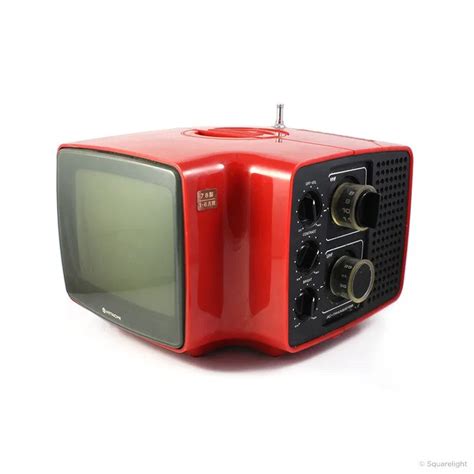 Hitachi K 88 Portable Television Future Forms Time Cube Color