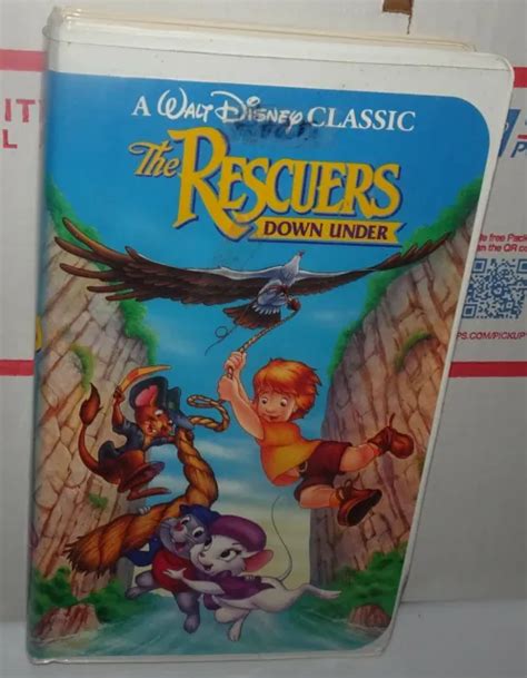 THE RESCUERS DOWN Under VHS Walt Disney Black Diamond Classic PicClick AU