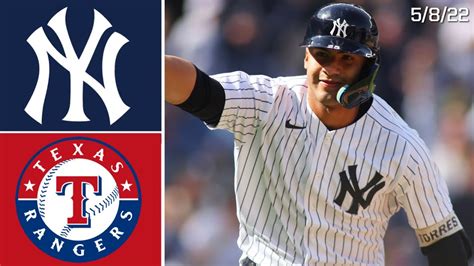 New York Yankees Vs Texas Rangers Game Highlights Youtube