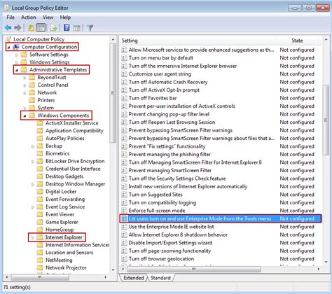 Itadmin Guide For Internet Explorer 11 Settings