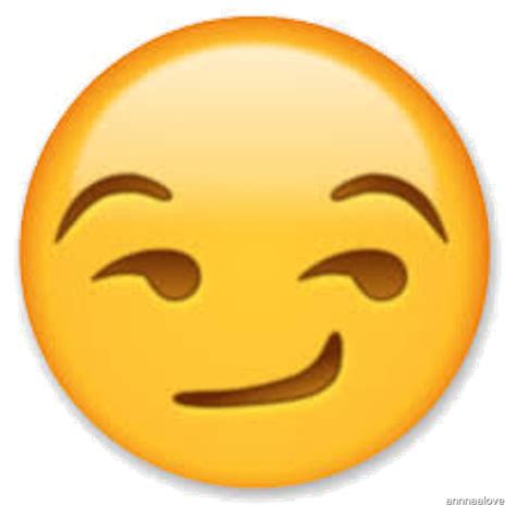 Smirking Emoji By Annnaalove Redbubble