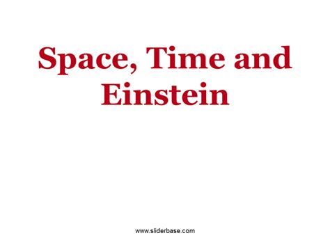 Space Time And Einstein Presentation Astronomy