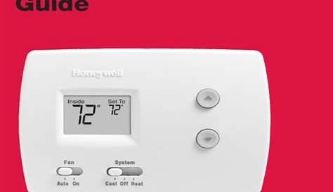 Honeywell Thermostat TH3110D User manual | Manualzz