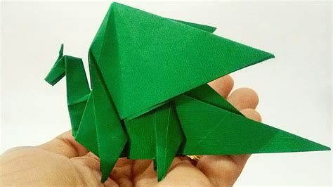 Easy Dragon Origami Tutorial Youtube