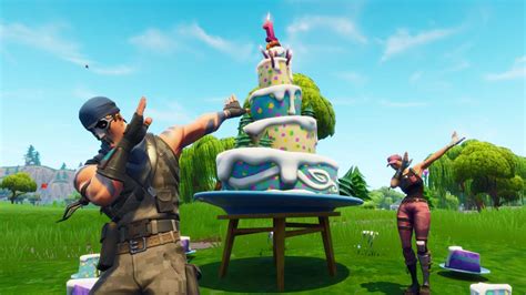 Fortnite Birthday Cakes Locations Where To Dance For The