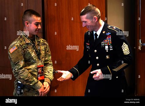 Sgt Maj Of The Army Daniel Dailey Coins A Soldier For His