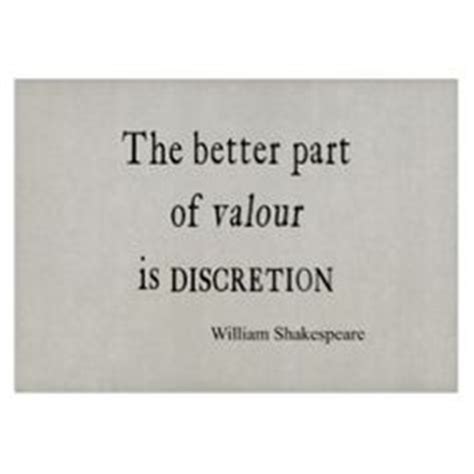 Discretion is the better part of valor. 1000+ images about Shakespeare on Pinterest | William ...