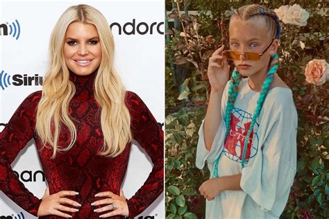 Jessica Simpsons Daughter Maxwell 10 Is All Grown Up As She Strikes