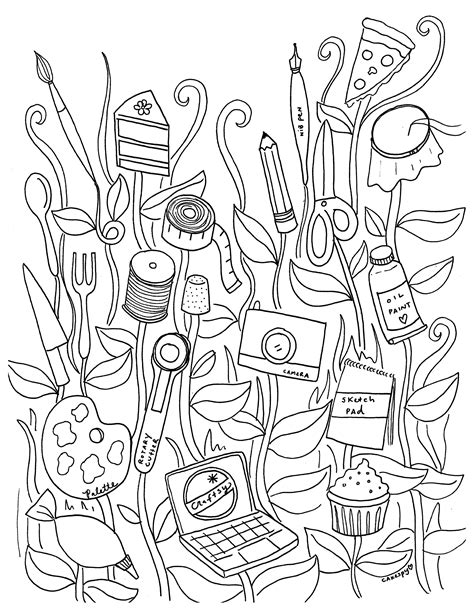 Summer Adult Coloring Pages At Free Printable
