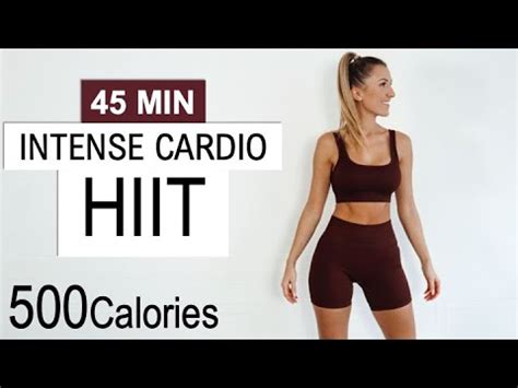 Min Cardio Hiit Workout Burn Calories Full Body No Repeat No Equipment Youtube