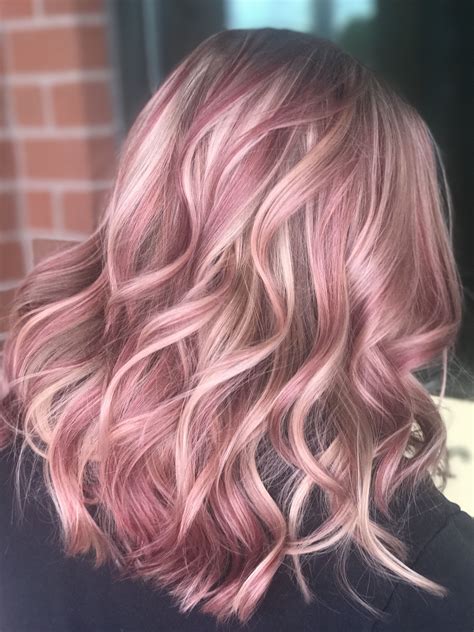 Wonderful Spring Hair Color Blonde Rose Gold Get Unique Hair Color My XXX Hot Girl