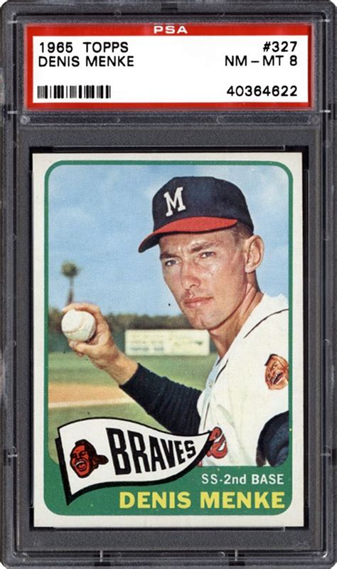 Auction Prices Realized Baseball Cards 1965 Topps Denis Menke Summary